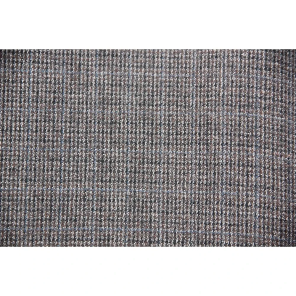 Lauren Ralph Lauren Blazer Mens 44L Plaid Check Lambswool Sport Coat Jacket Gray